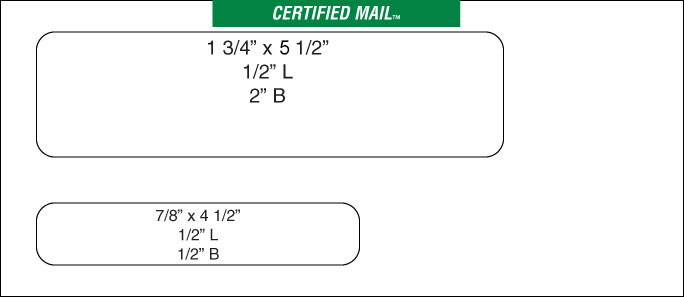 5 1/2 x 9 ½ Dual Window